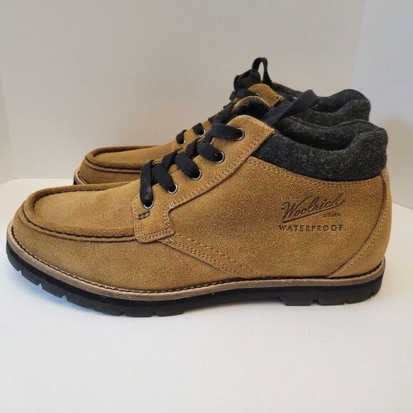 Woolrich Men's Yaktak Explorer Leather Chukka Boots Brown Sz 7‎ Waterproof Shoes